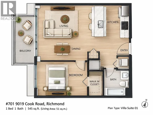 701 9019 COOK ROAD, Richmond, British Columbia V6Y0G6