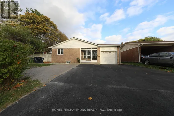 271 JOHN TABOR TRAIL, Toronto (Malvern), Ontario M1B2R8