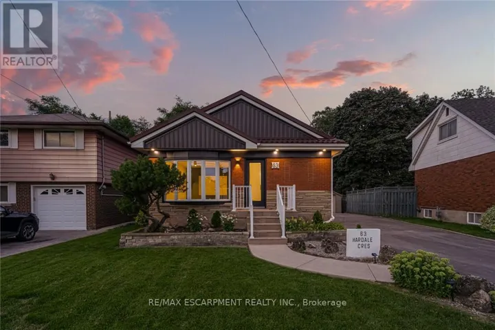 63 HARDALE CRESCENT, Hamilton (Huntington), Ontario L8T1X9