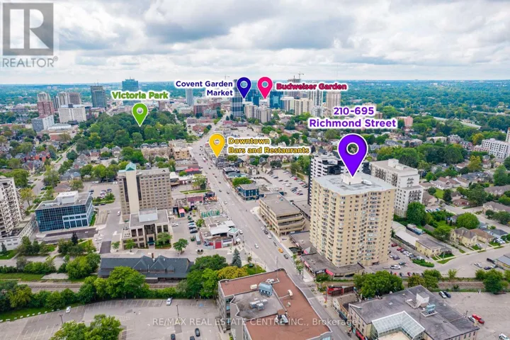 210 - 695 RICHMOND STREET, London East (East F), Ontario N6A5M8
