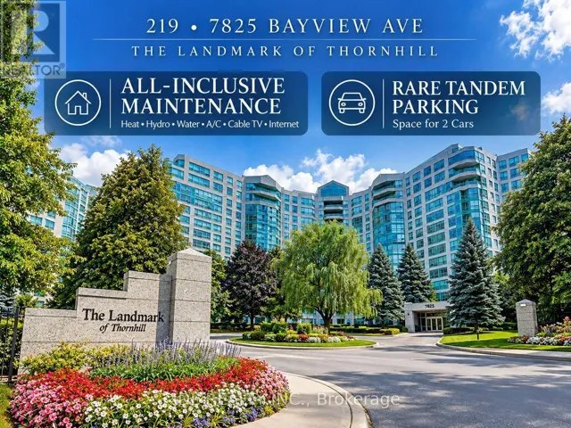 219 - 7825 BAYVIEW AVENUE, Markham (Aileen-Willowbrook), Ontario L3T7N2