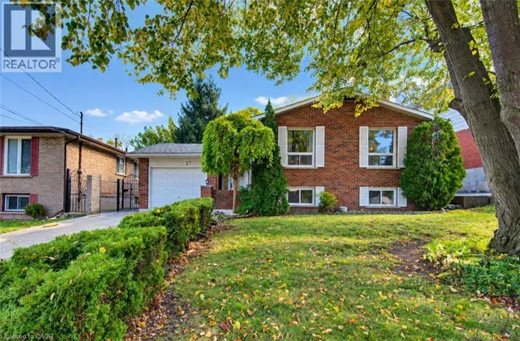 27 ALTO Drive, Hamilton, Ontario L8K5X1