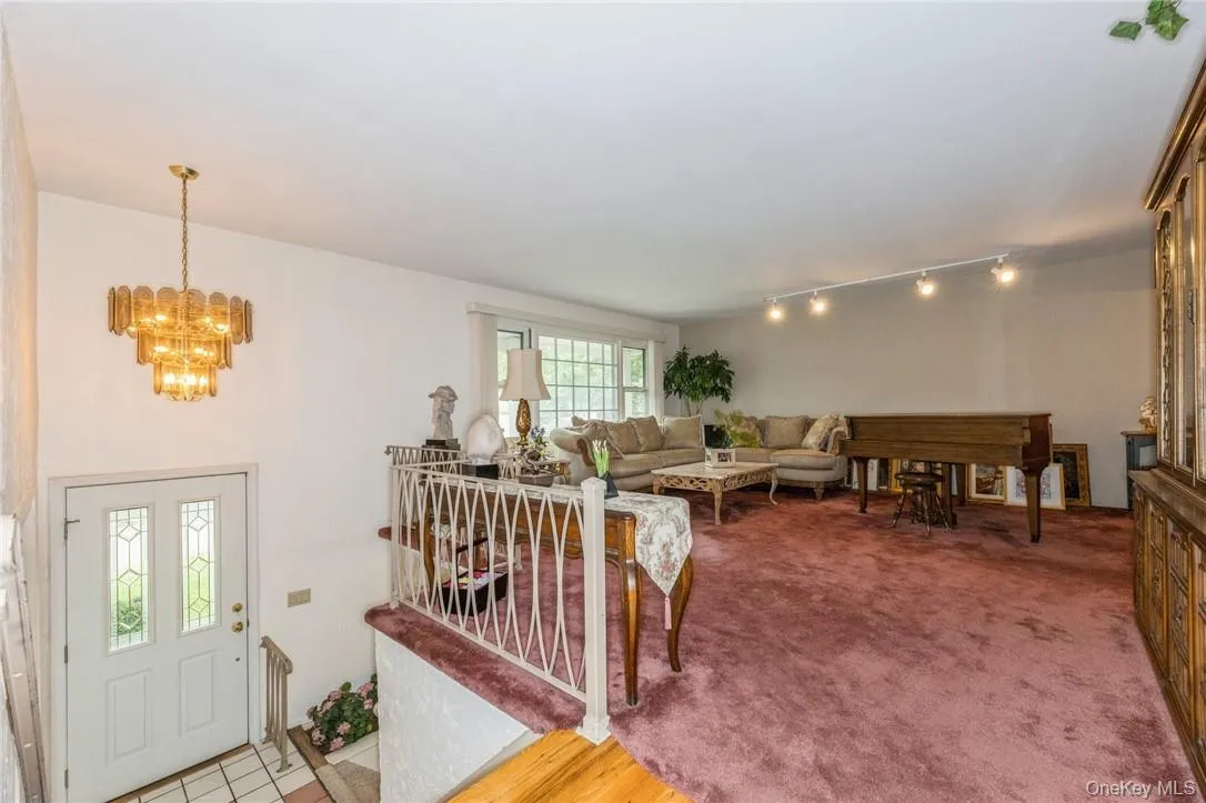 Large Living Room with hardwood floors below carpeting Large Living Room with hardwood floors below carpeting