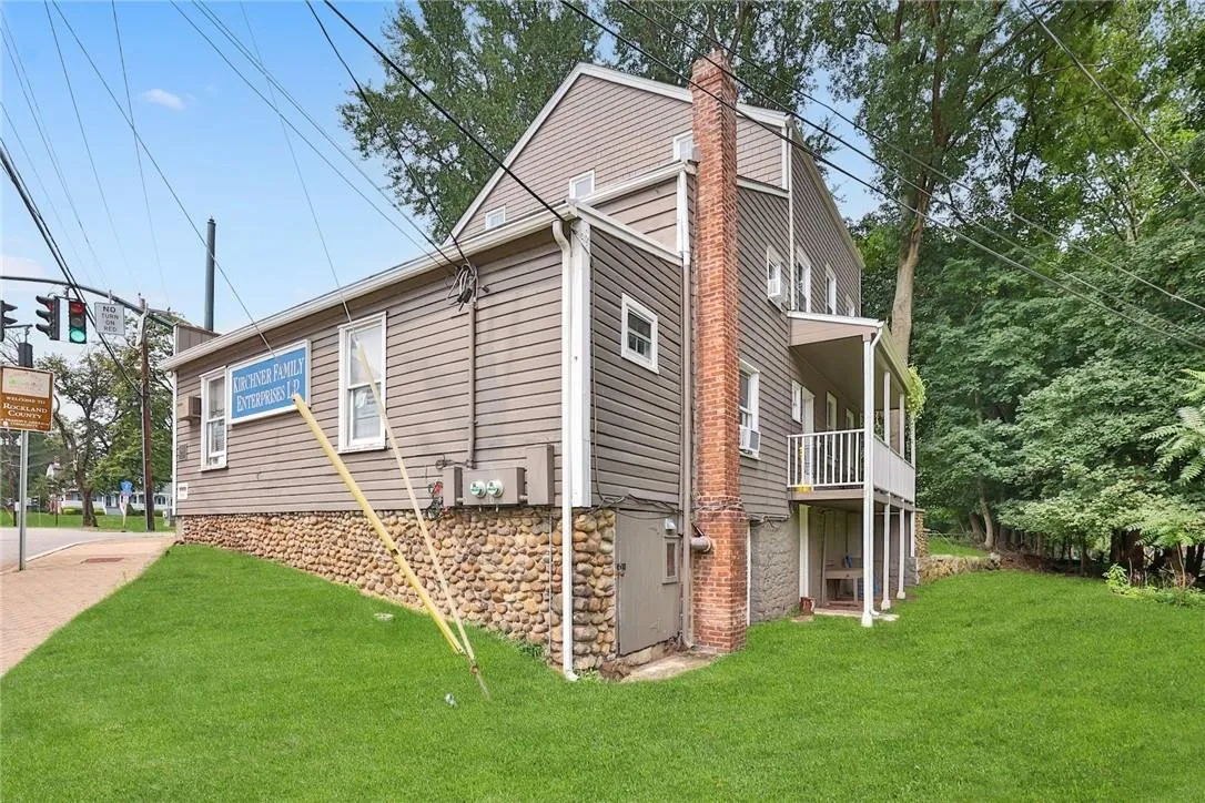 Building side and rear view Building side and rear view