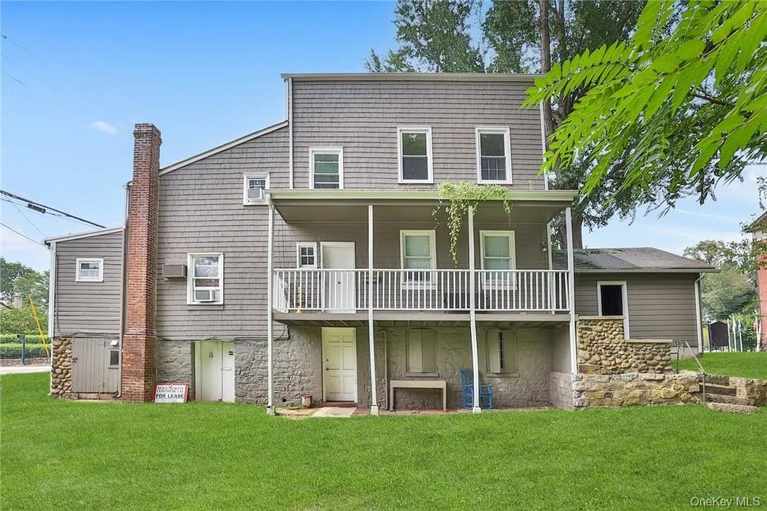 Building rear view Building rear view