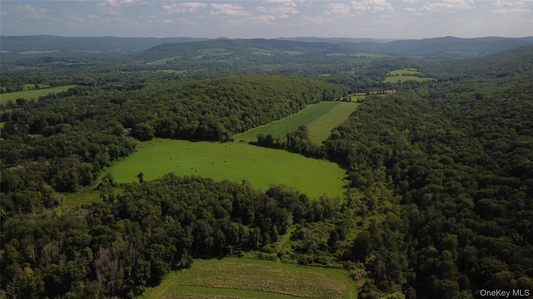 Aerial view of property and surrounding area with a heavily wooded area and a mountain backdrop Aerial view of property and surrounding area with a heavily wooded area and a mountain backdrop