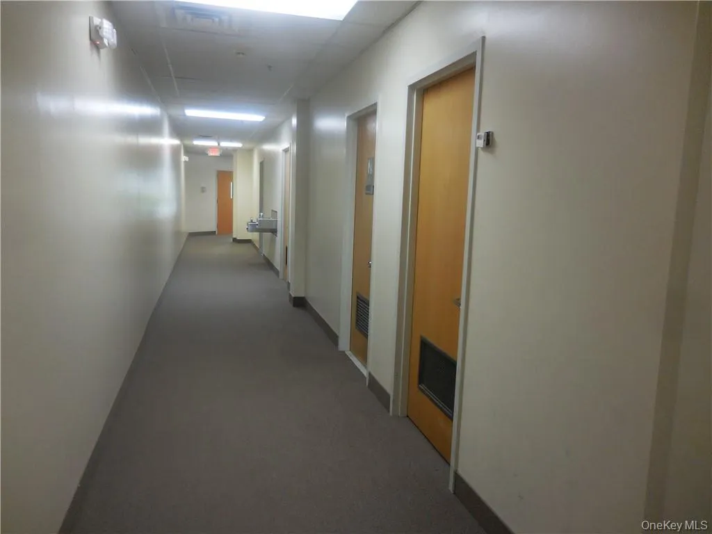 Corridor with carpet floors Corridor with carpet floors