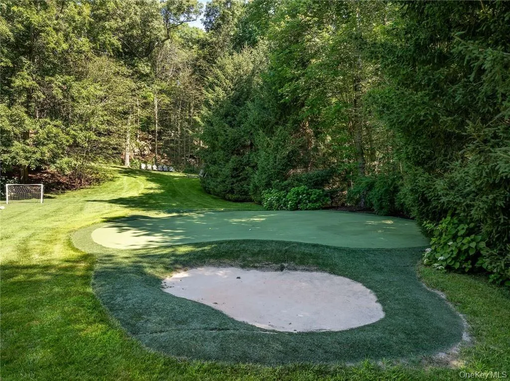 Golf Tee and Green wth sandtrap Golf Tee and Green wth sandtrap