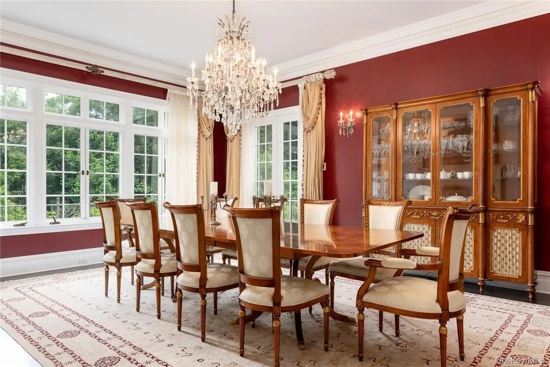 Formal Dining Room. French Doors to terrace Formal Dining Room. French Doors to terrace