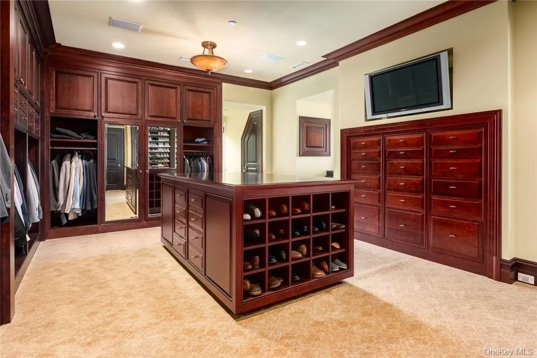 Large dressing room and seasonal closet Large dressing room and seasonal closet
