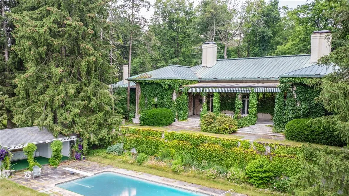 View of swimming pool featuring a diving board and a patio area View of swimming pool featuring a diving board and a patio area