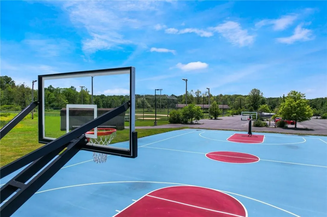 View of basketball court View of basketball court