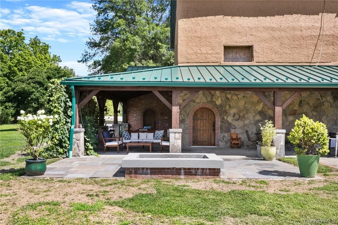 View of patio with an outdoor hangout area View of patio with an outdoor hangout area