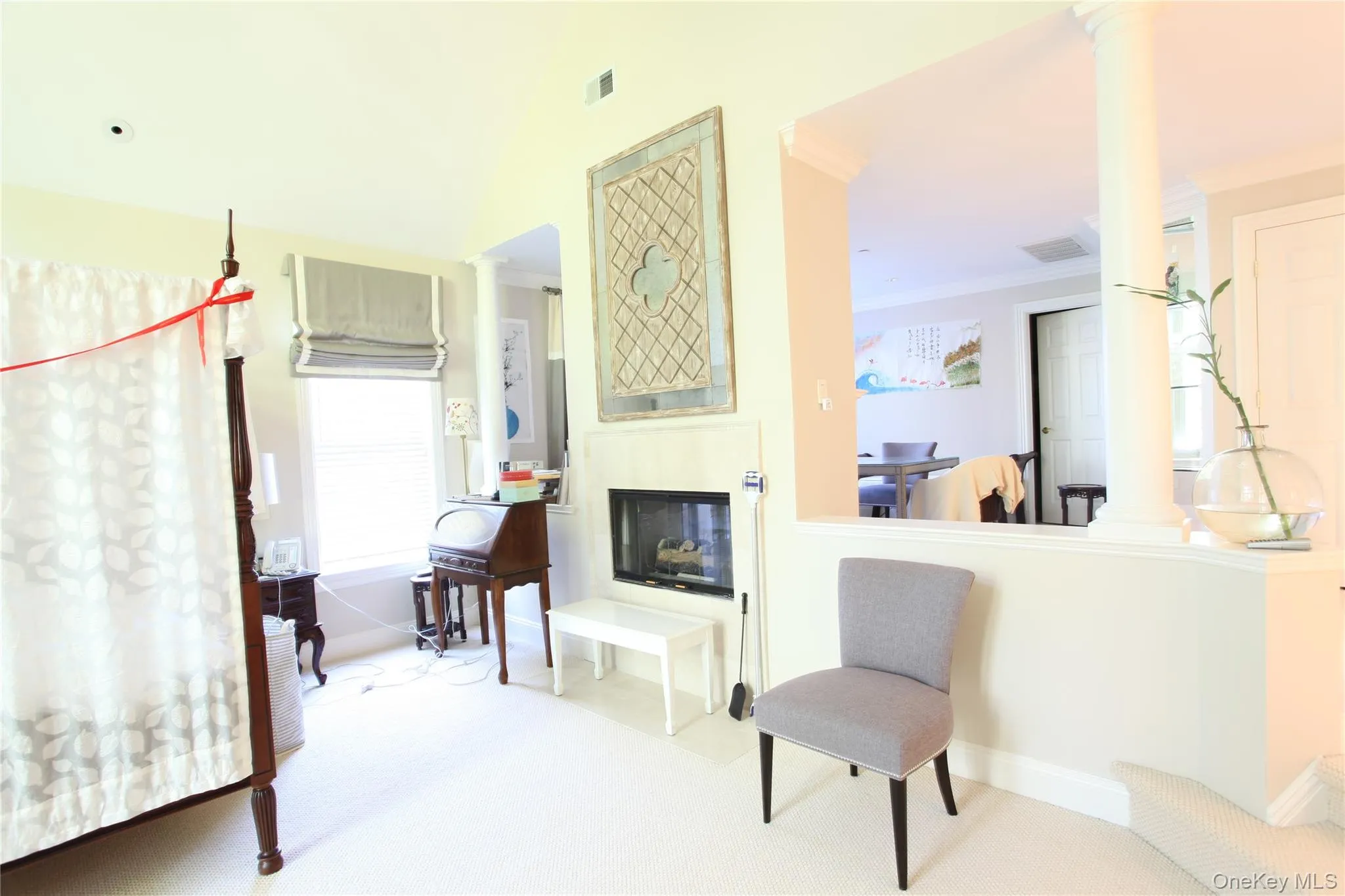 Fireplace in Prime bedroom. Fireplace in Prime bedroom.