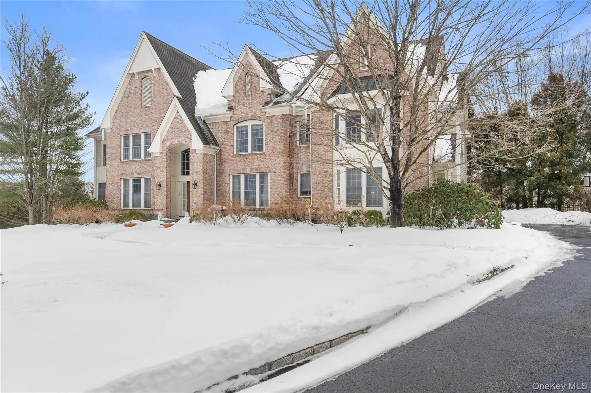 View of front of house with brick siding View of front of house with brick siding