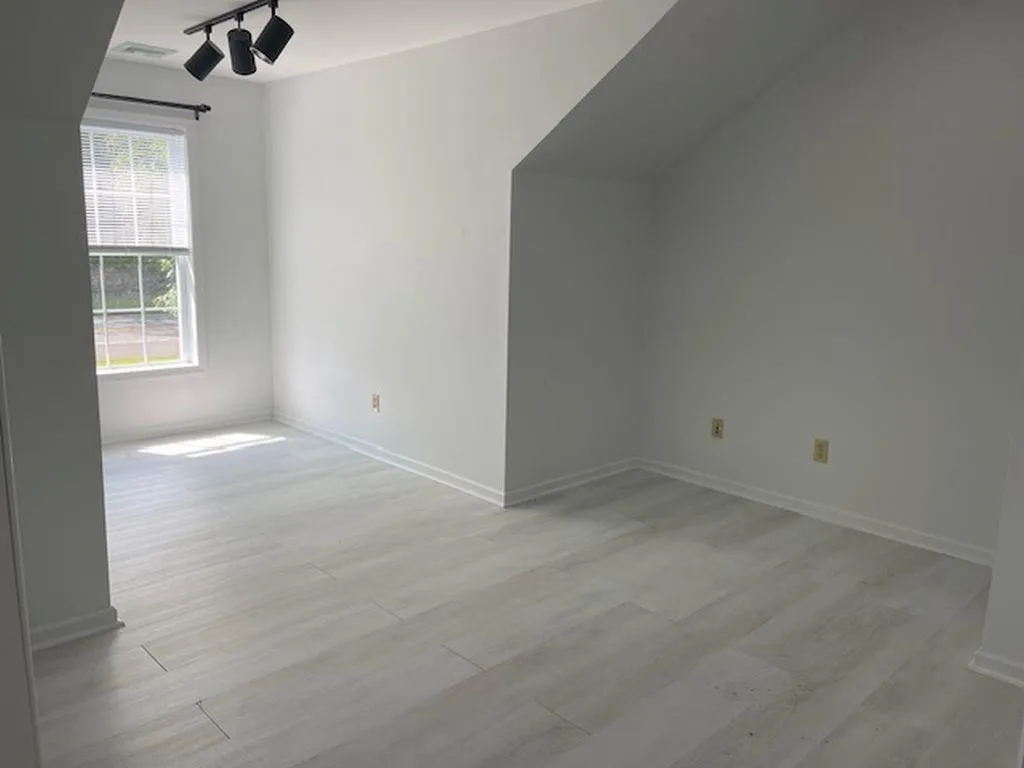 Bonus room featuring light wood-type flooring Bonus room featuring light wood-type flooring