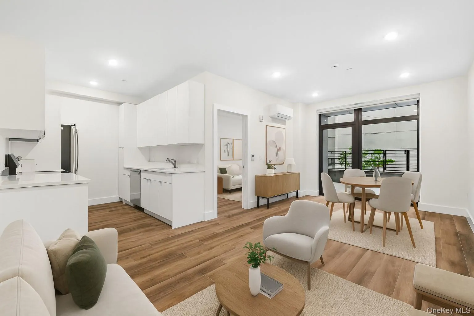 Living/Dining Area virtually staged Living/Dining Area virtually staged