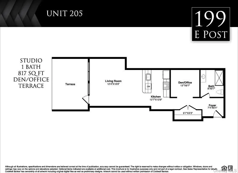 Floor Plan Unit 205 Floor Plan Unit 205