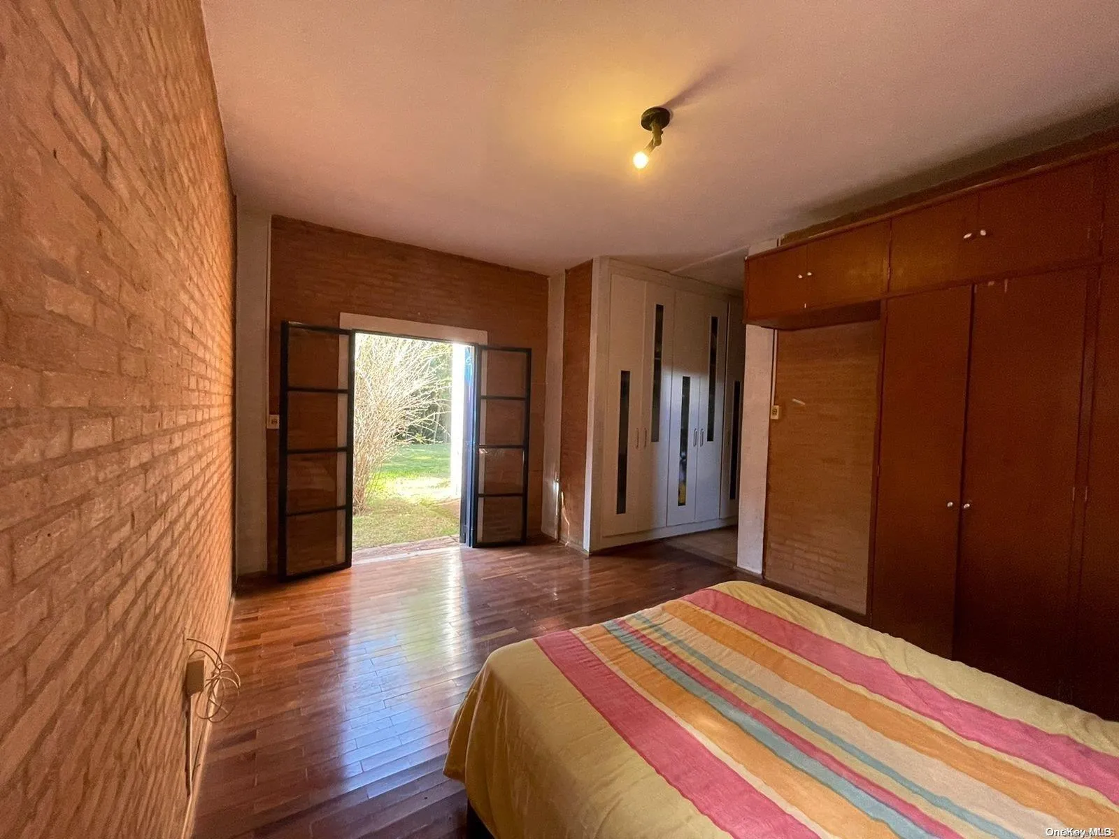 French doors to tropical yard French doors to tropical yard