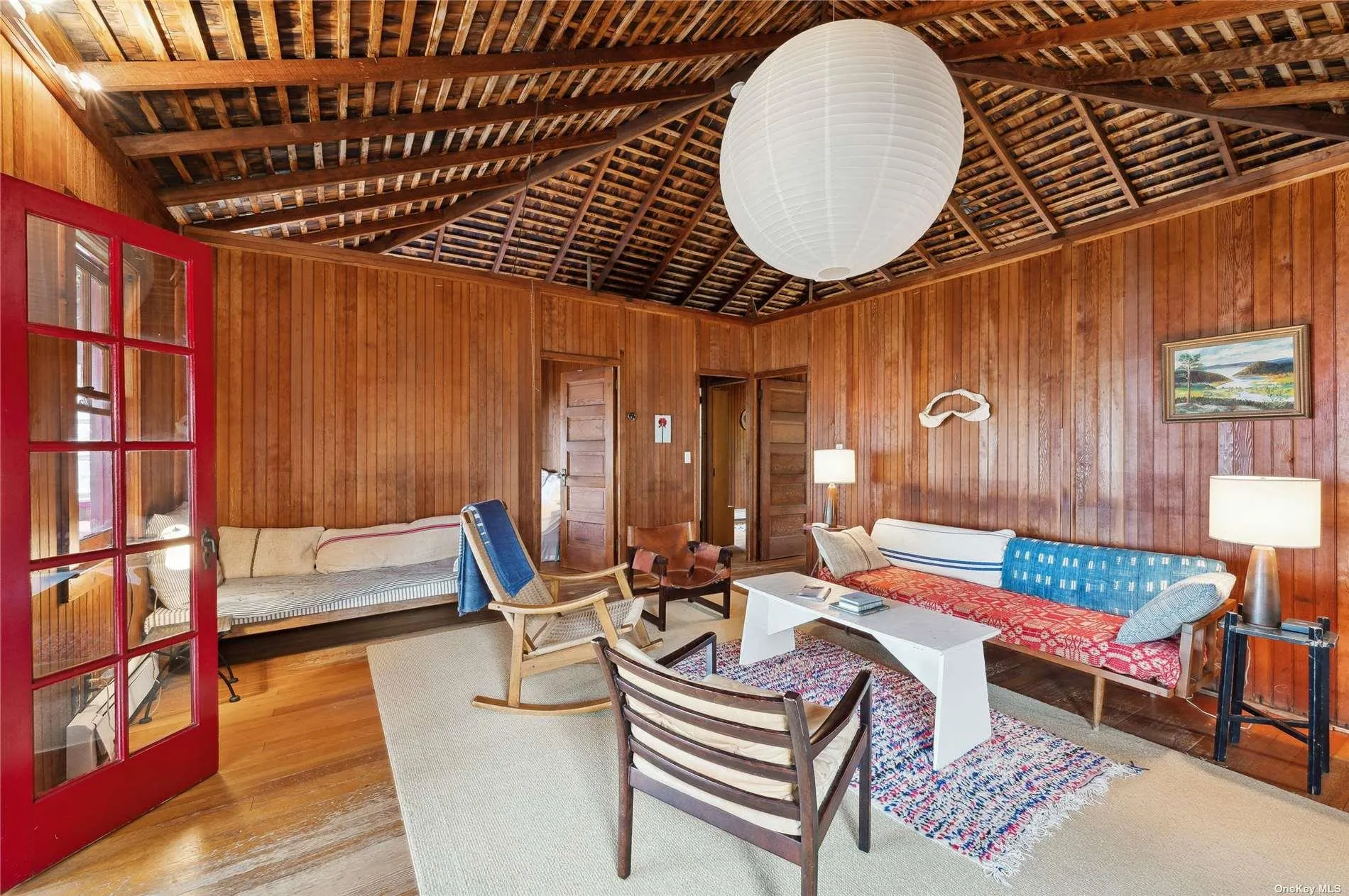 Living Room with Fireplace & Water Views Living Room with Fireplace & Water Views