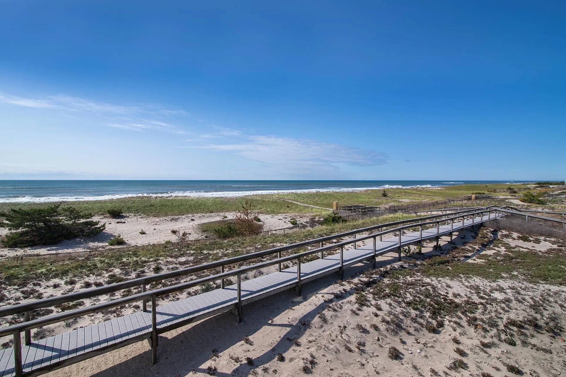 View of water feature with a view of the beach View of water feature with a view of the beach