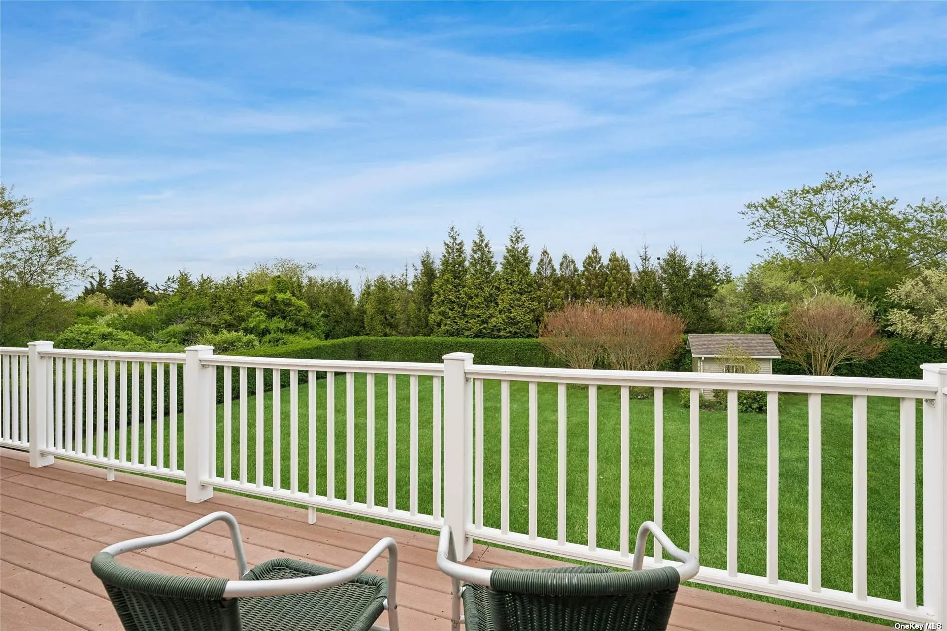 Deck off 2nd floor primary ensuite Deck off 2nd floor primary ensuite