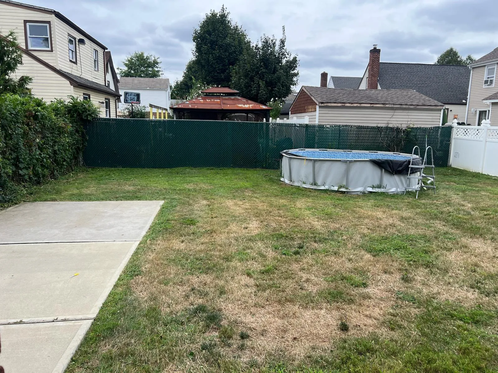 View of fenced backyard View of fenced backyard