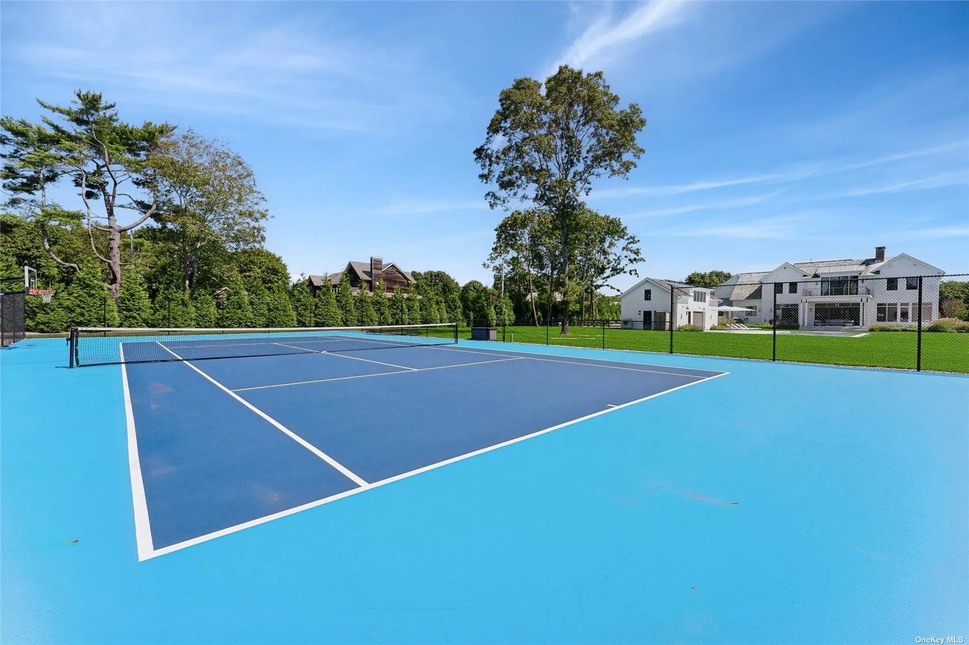 Hard Court Tennis + BBall Hoop Hard Court Tennis + BBall Hoop