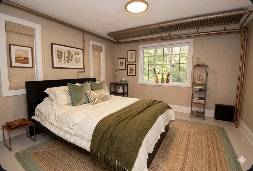 Guest house bedroom virtually staged Guest house bedroom virtually staged