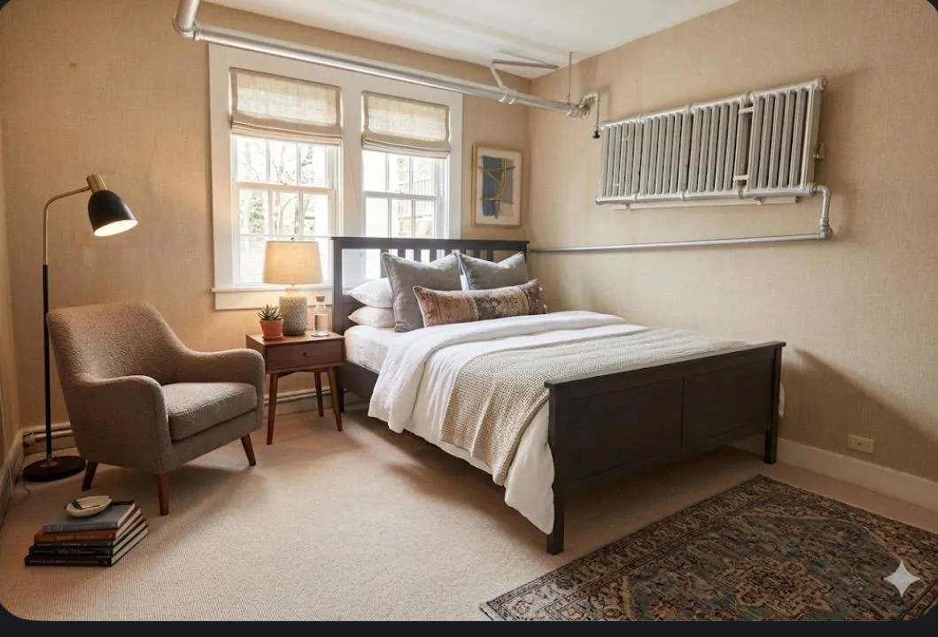 Guest bedroom virtually staged Guest bedroom virtually staged