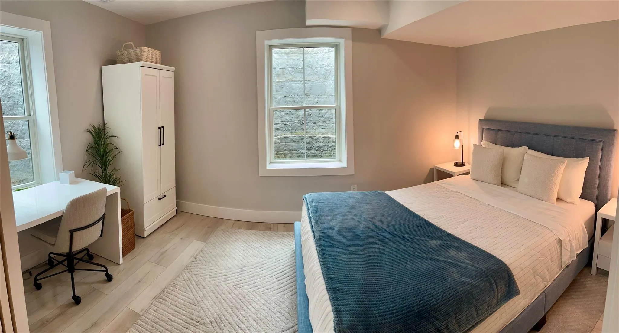 Bedroom featuring light wood-type flooring Bedroom featuring light wood-type flooring