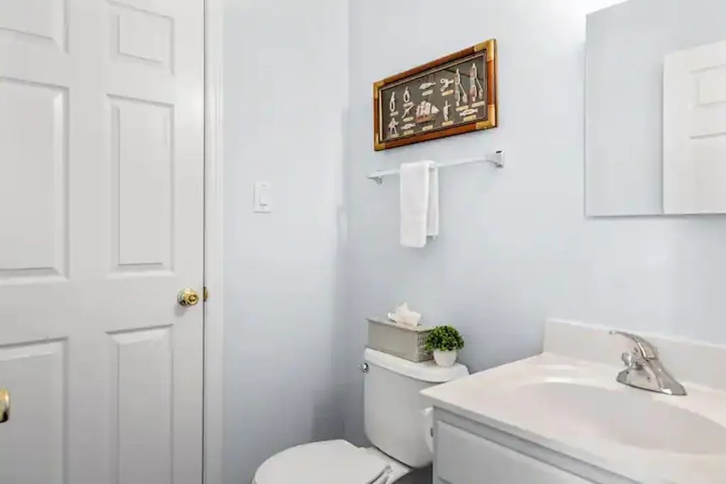 Bathroom with vanity and toilet Bathroom with vanity and toilet