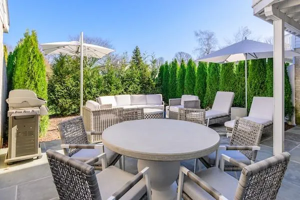 View of patio featuring outdoor lounge area and grilling area View of patio featuring outdoor lounge area and grilling area