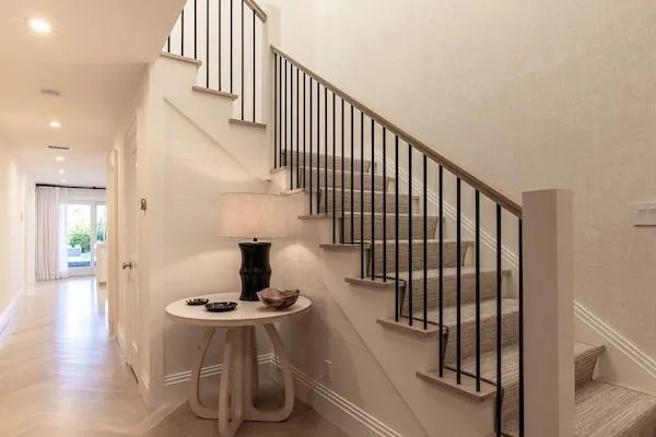 Stairs with parquet floors Stairs with parquet floors