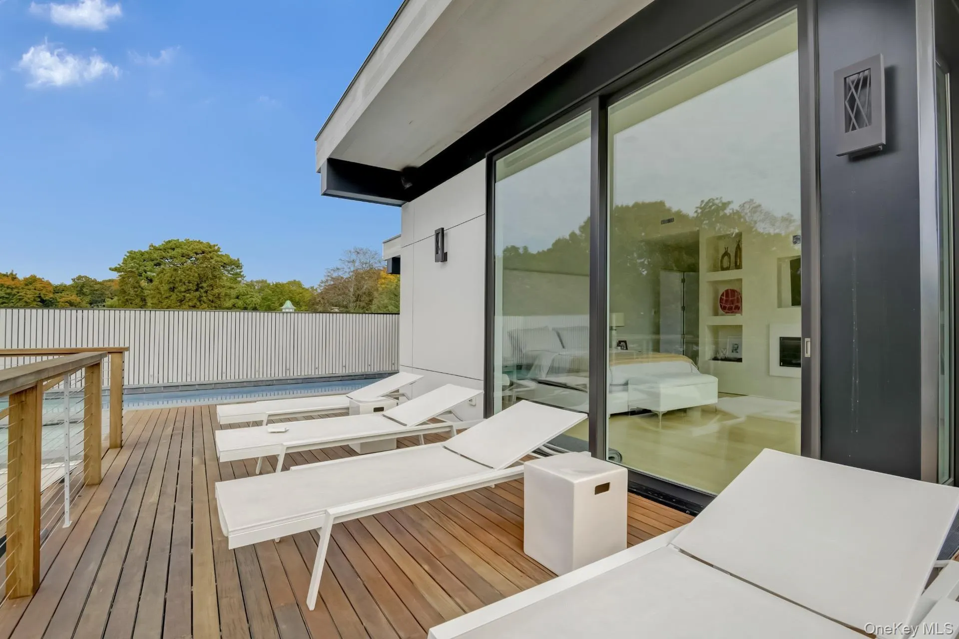 Deck featuring a pool Deck featuring a pool