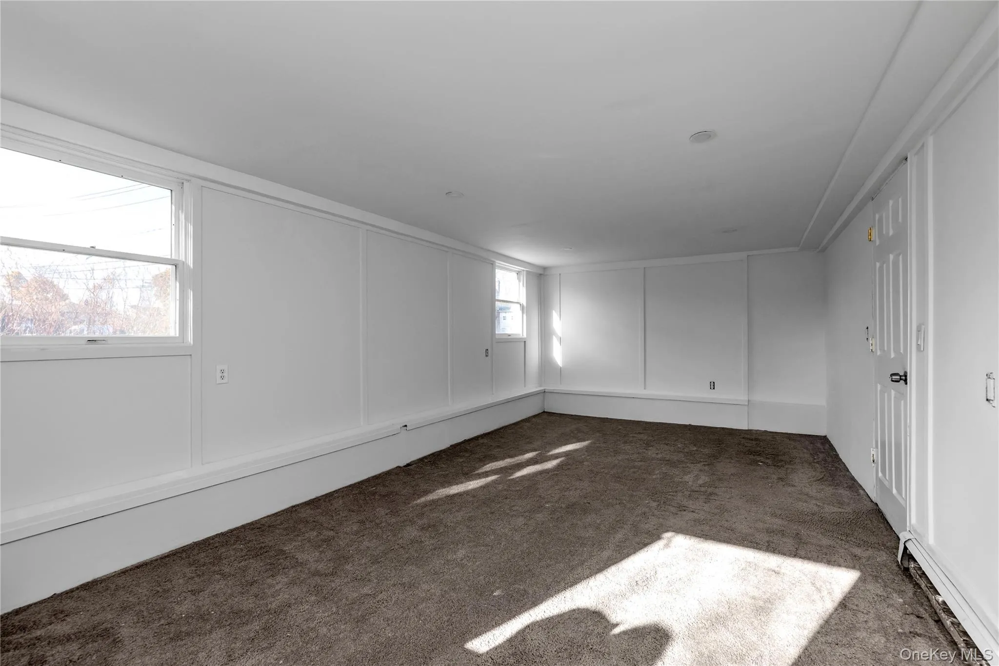 View of carpeted empty room View of carpeted empty room