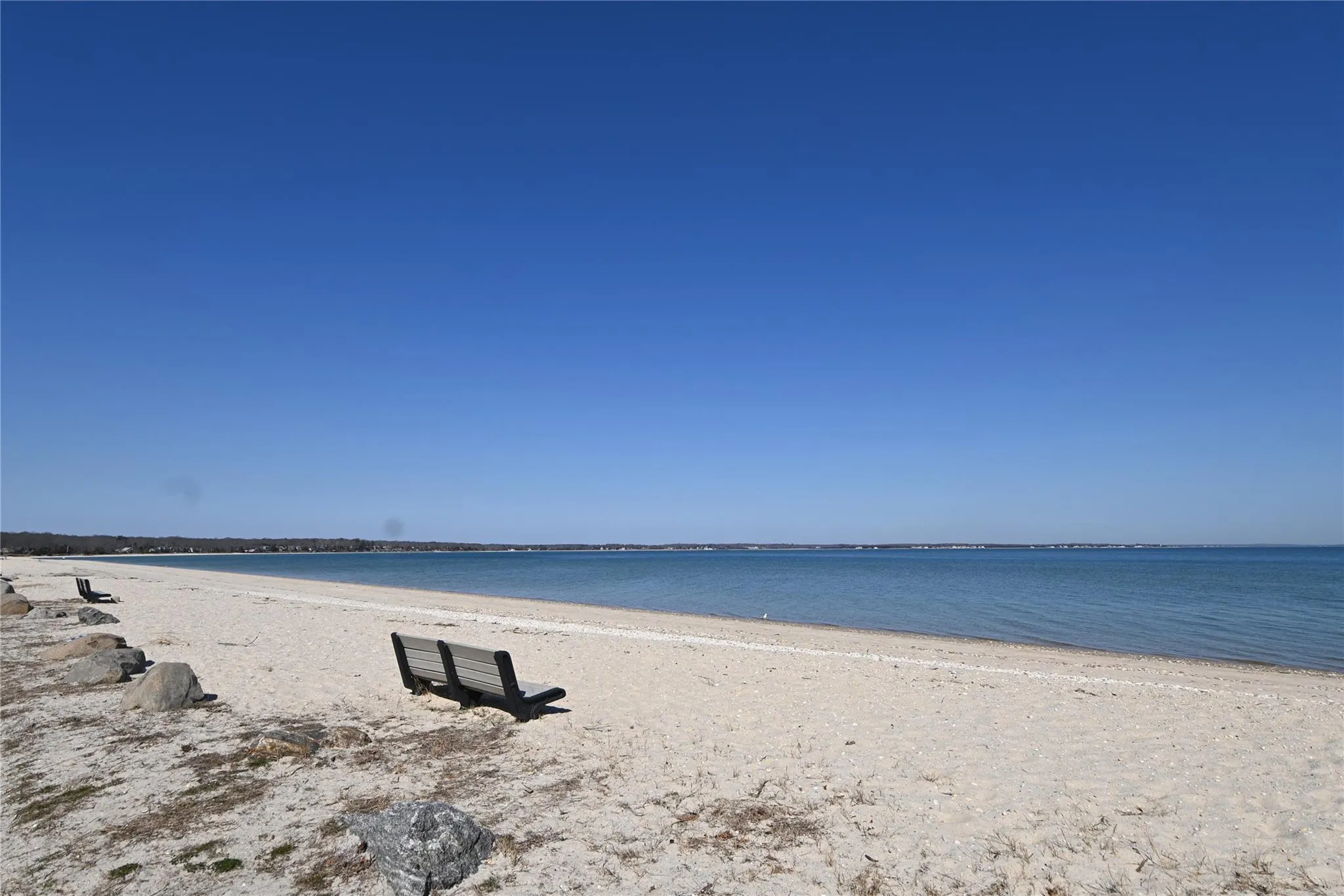 View of water feature featuring a beach view View of water feature featuring a beach view