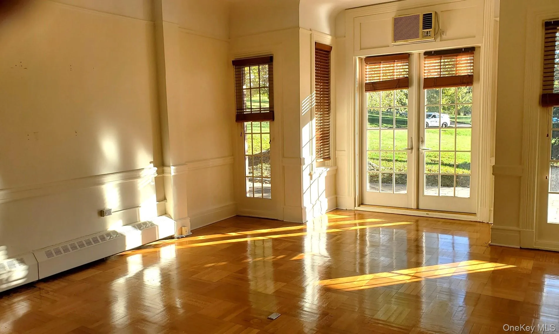 Entryway featuring light parquet flooring. Entryway featuring light parquet flooring.