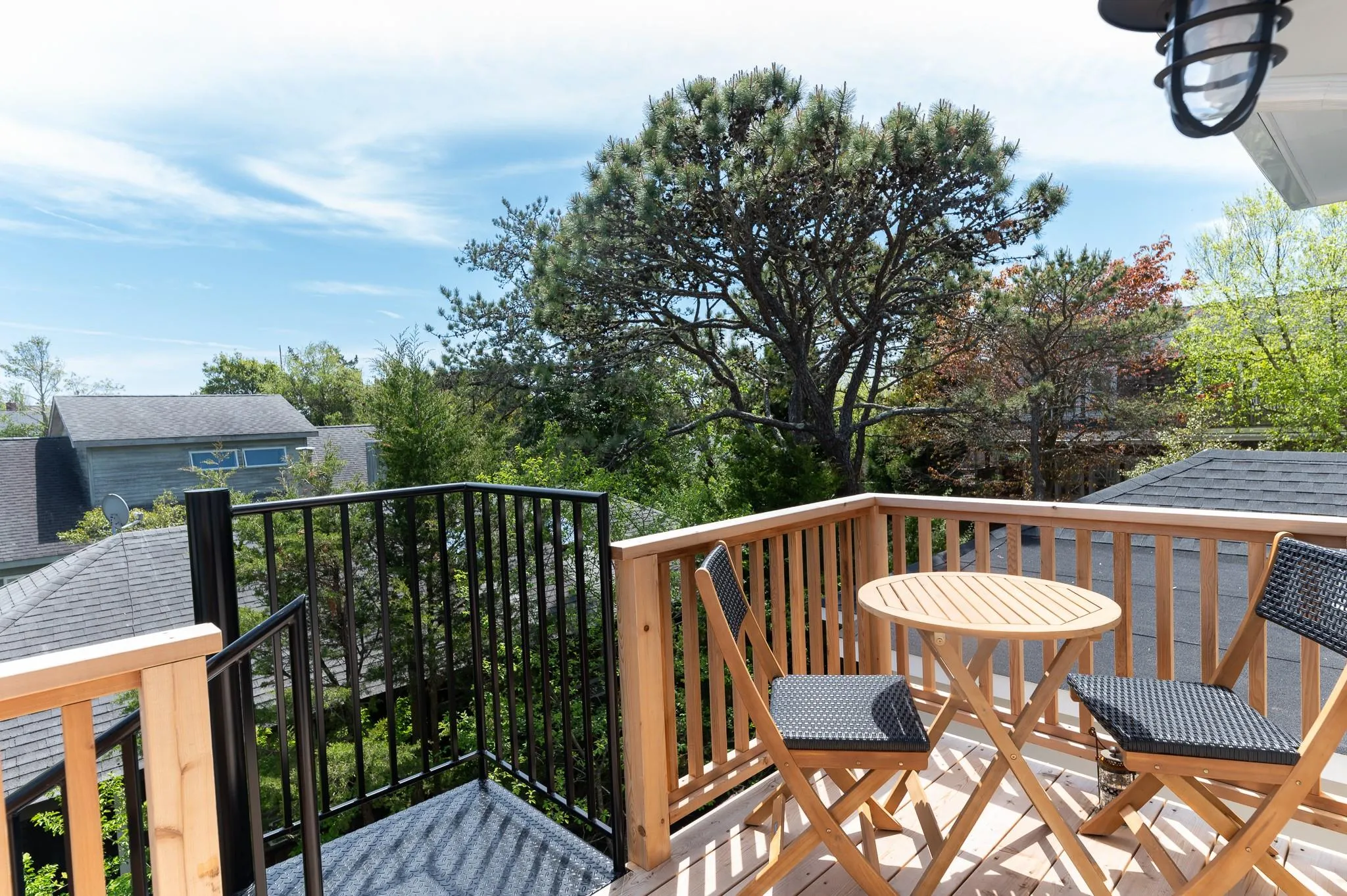 View of wooden deck View of wooden deck