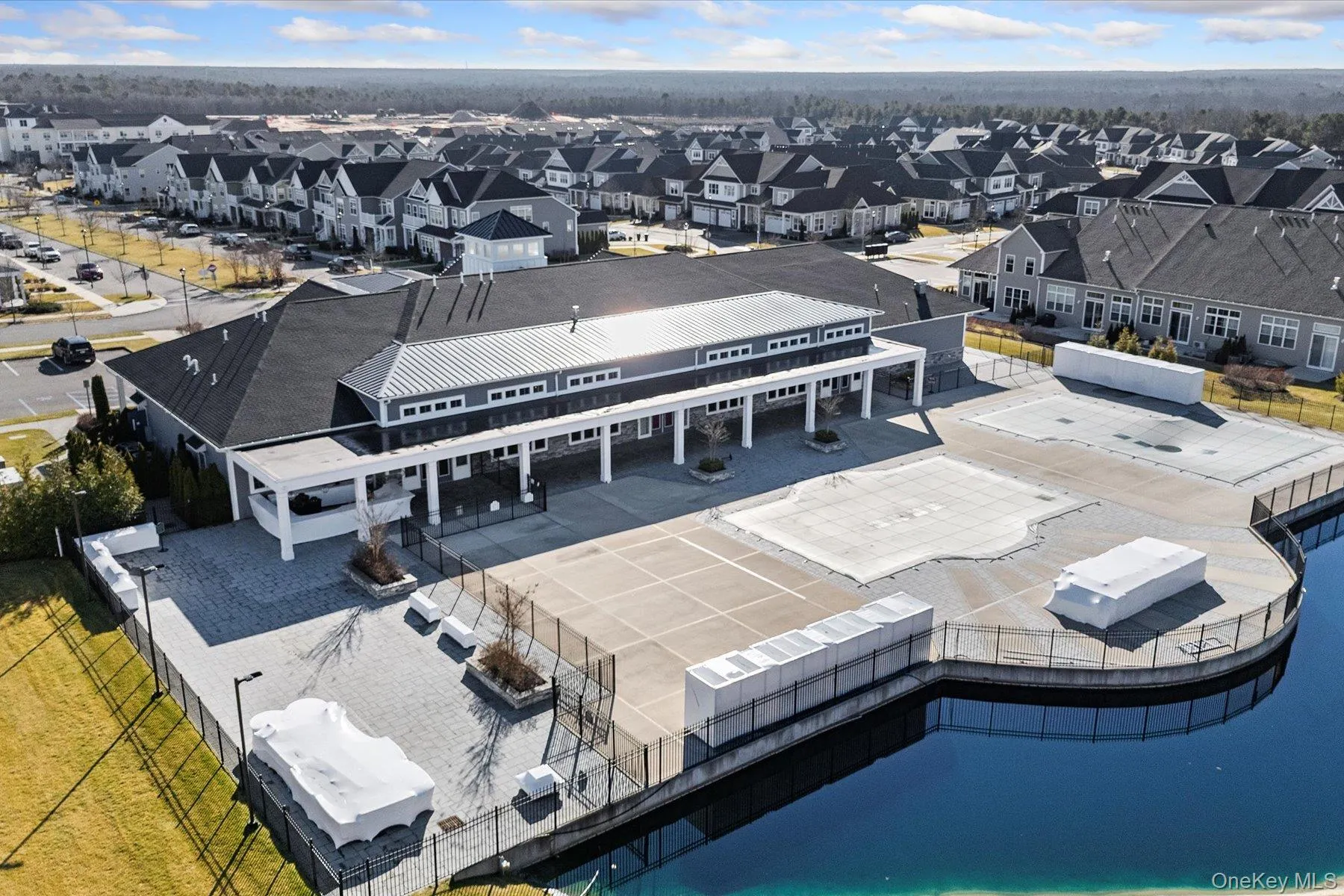 Clubhouse with 2 outdoor pools Clubhouse with 2 outdoor pools
