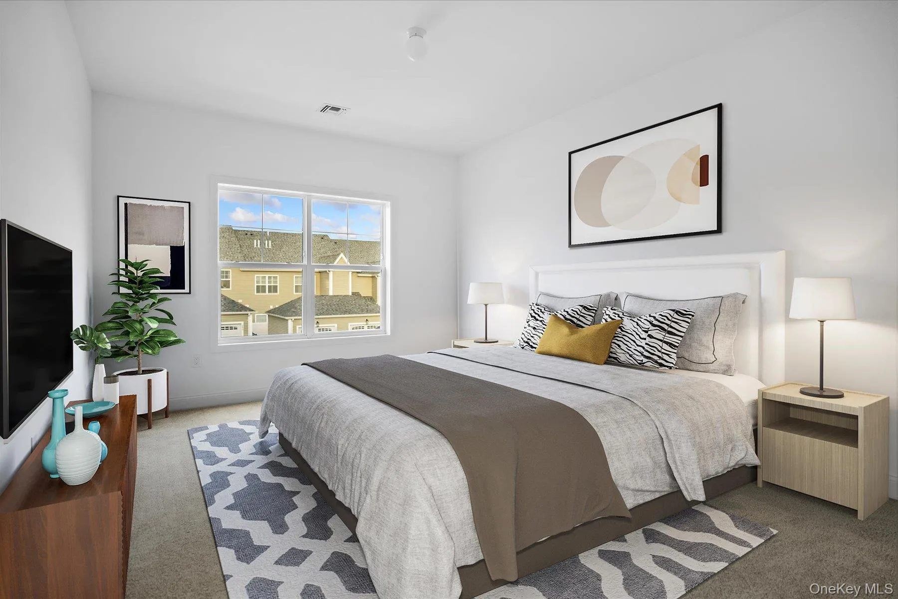 (Virtually staged) Second floor bedroom (Virtually staged) Second floor bedroom