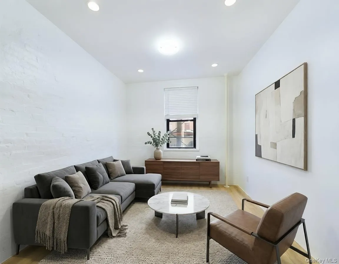 Living room area virtually staged Living room area virtually staged