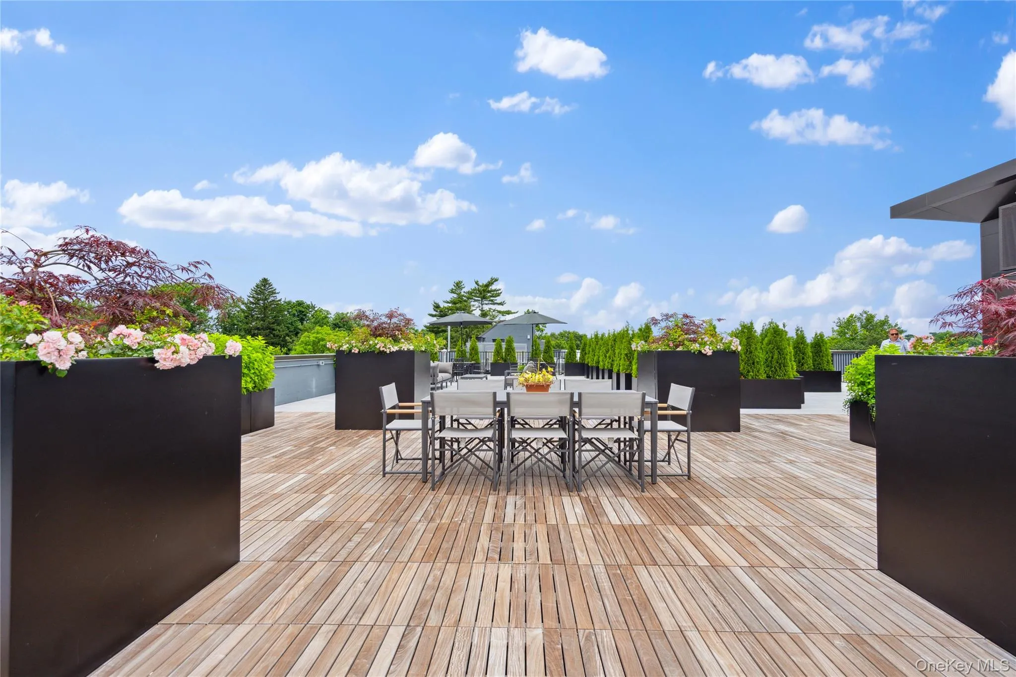View of wooden deck View of wooden deck