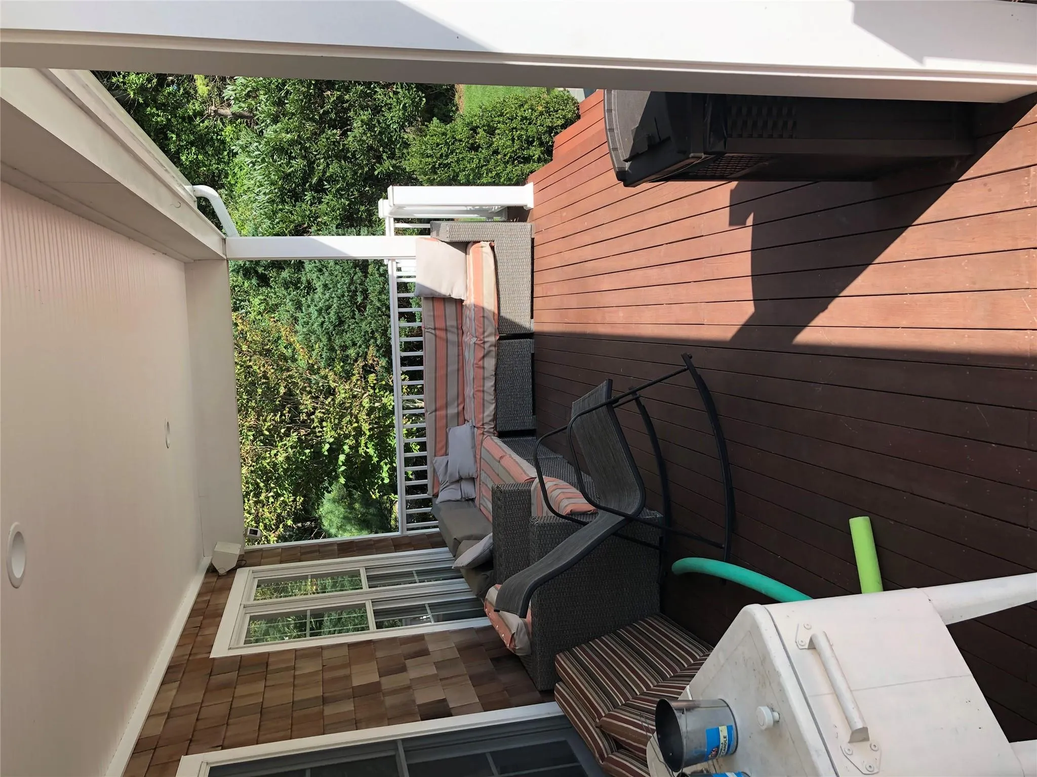 View of wooden terrace View of wooden terrace