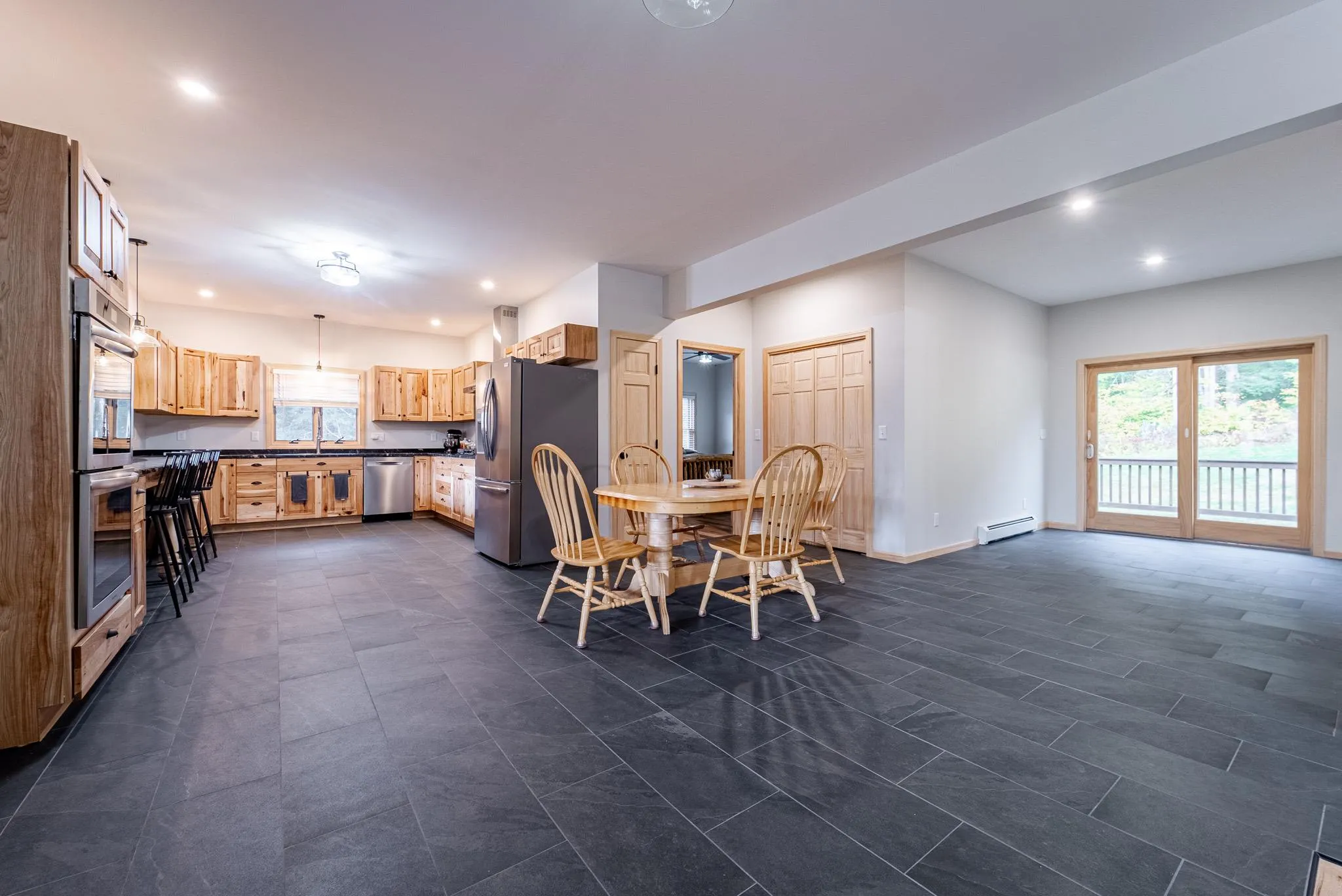 Dining space featuring baseboard heating Dining space featuring baseboard heating