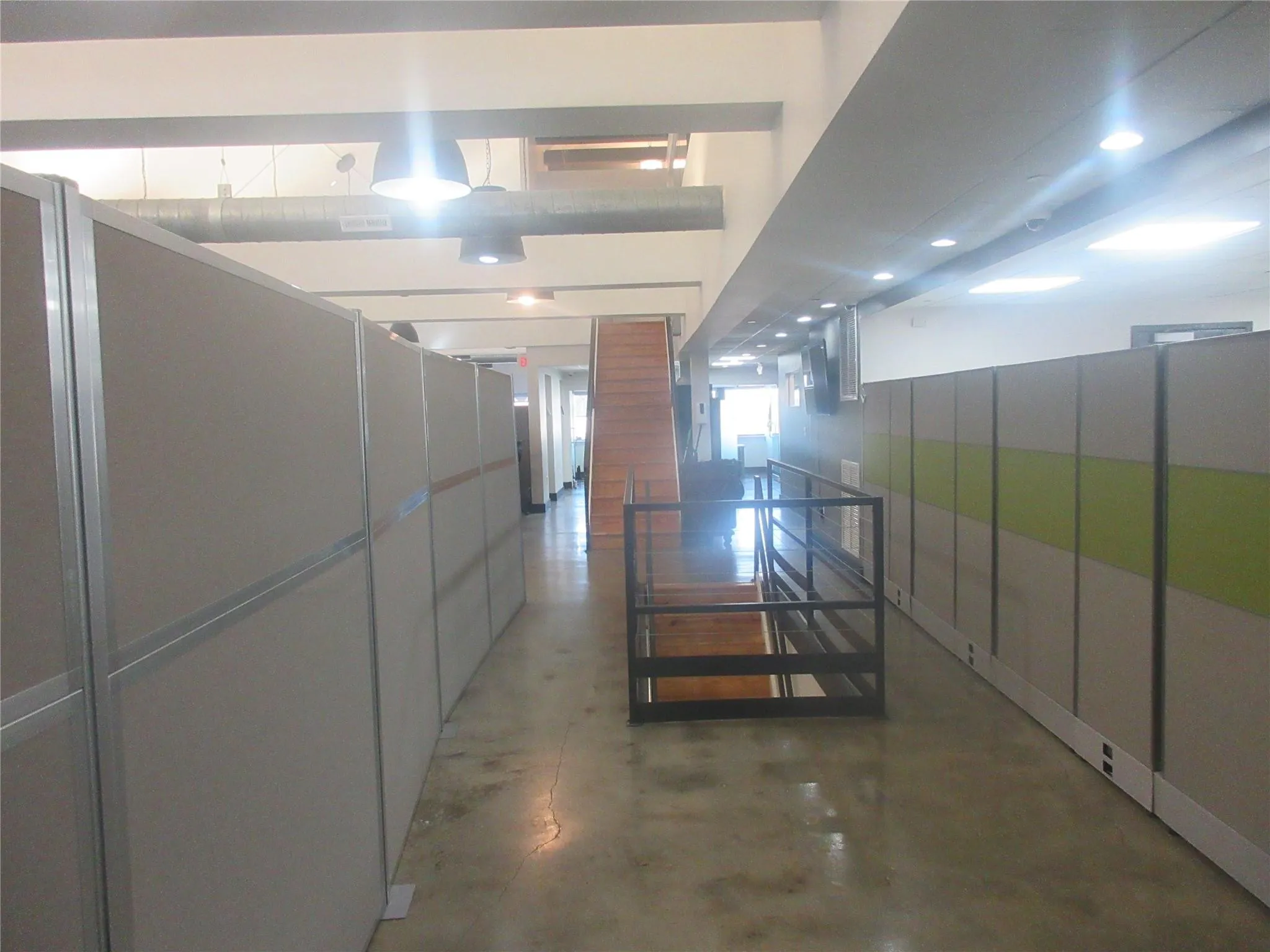 Hall with concrete flooring Hall with concrete flooring