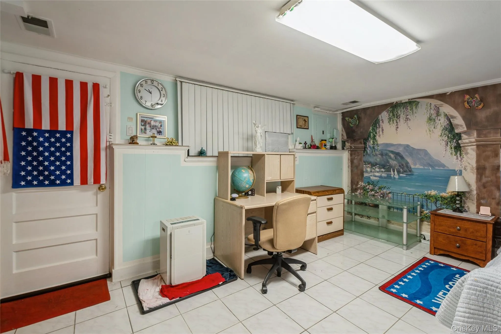 Family room on grade with access to yard Family room on grade with access to yard