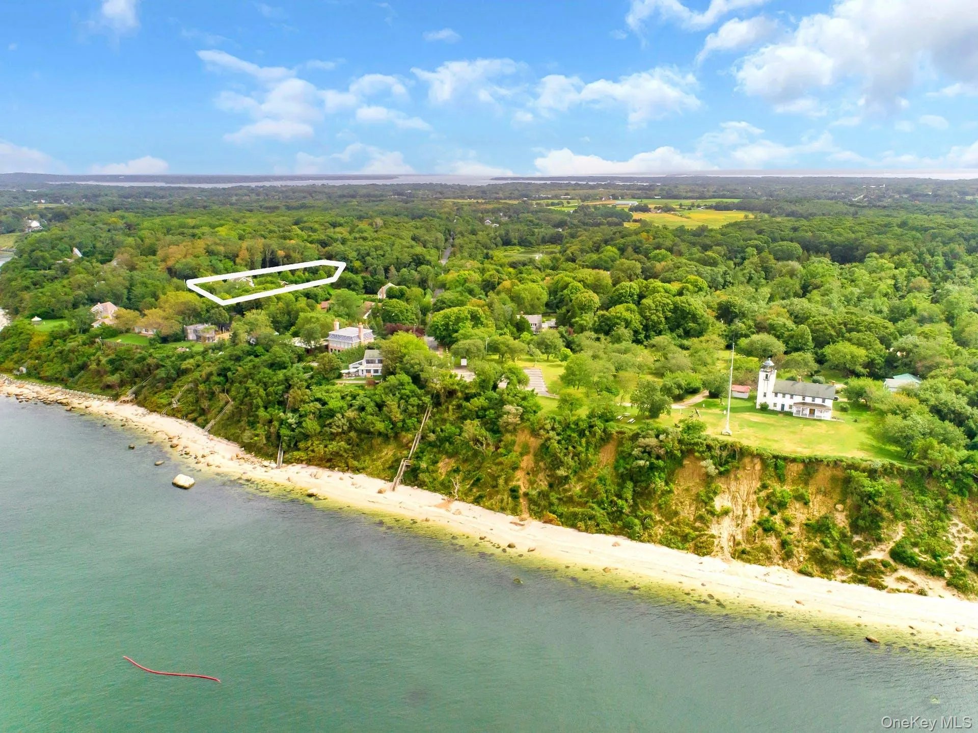 View of Shore Line from Nearby Park and Beach View of Shore Line from Nearby Park and Beach