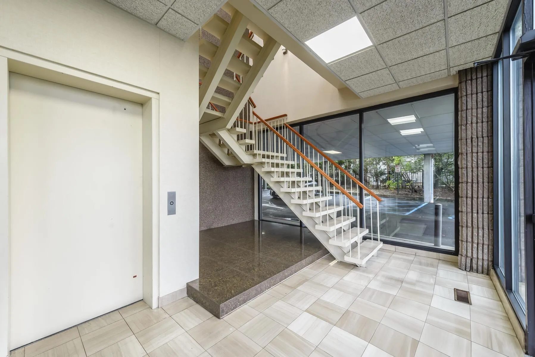 Staircase and elevator Staircase and elevator