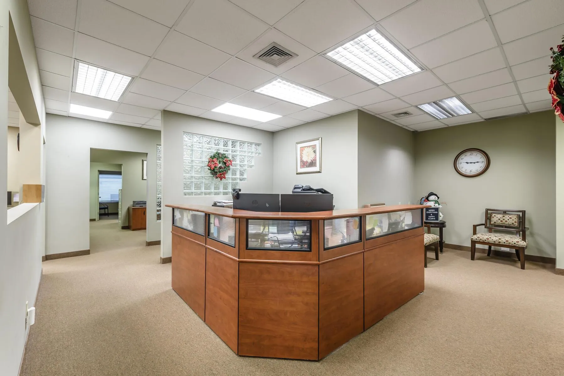 View of welcome area View of welcome area